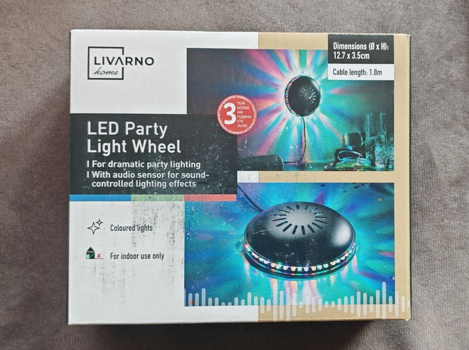 LED светлинно колело USB