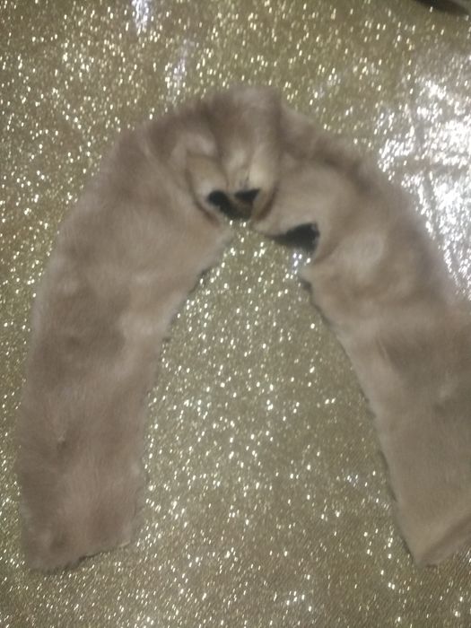 Воротники из натурального меха и норки