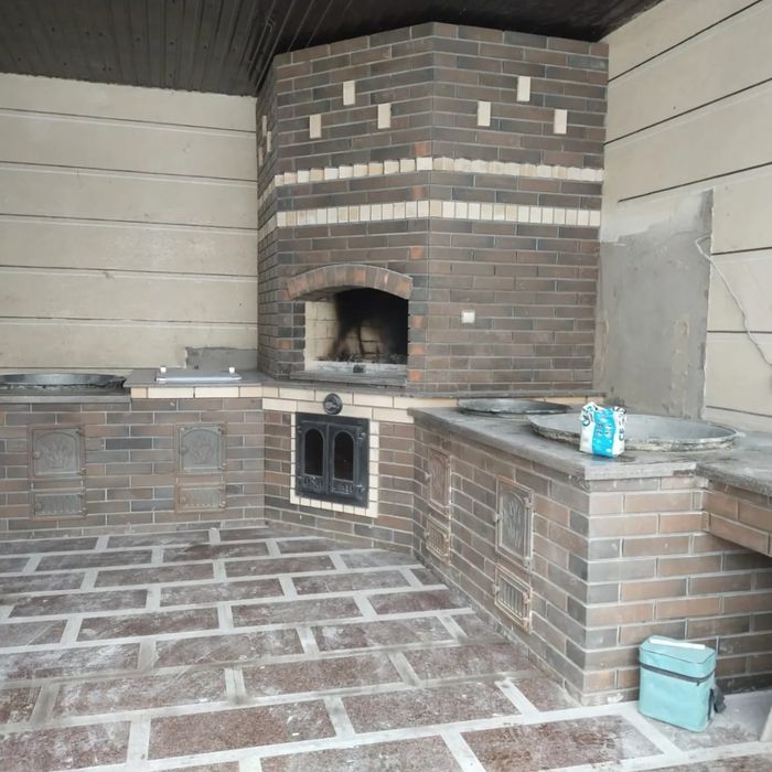 Печной комплекс барбекью