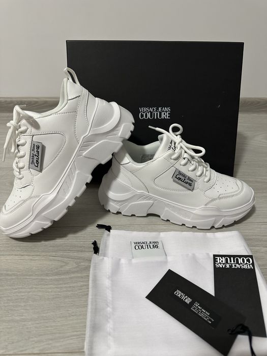 Дамски бели обувки Versace Jeans Couture