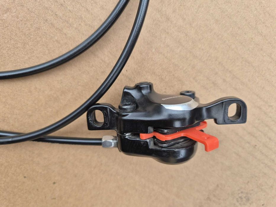 Set frane hidraulice Shimano BL-M315, fata-spate, placute noi