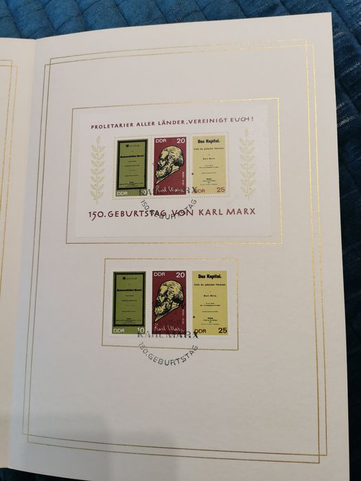 Блок марки - Демокрация, комунизъм, Германия