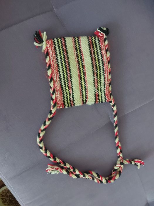 Вълнена цветна торба