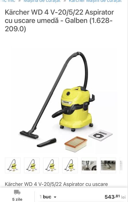 Aspirator Karcher WD4