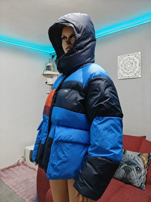 Geaca Lacoste  Oversized Removable Hood Puffer Jacket