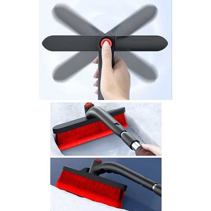 Телескопична стъргалка за лед и четка за сняг идеална за зимни условия