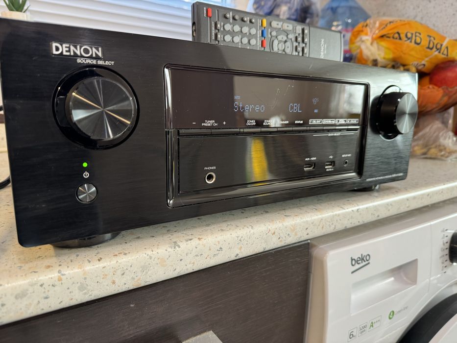 Denon AVR-X1100 Bluetooth Wi-Fi Качествен ресивър