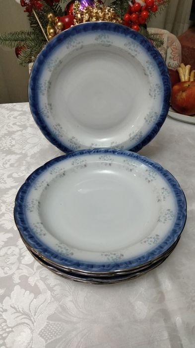 Farfurii adânci porțelan argintat Apulum