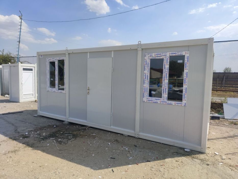 Единичен Контейнер Офис Къща за отдих Бунгало 6х2.40м