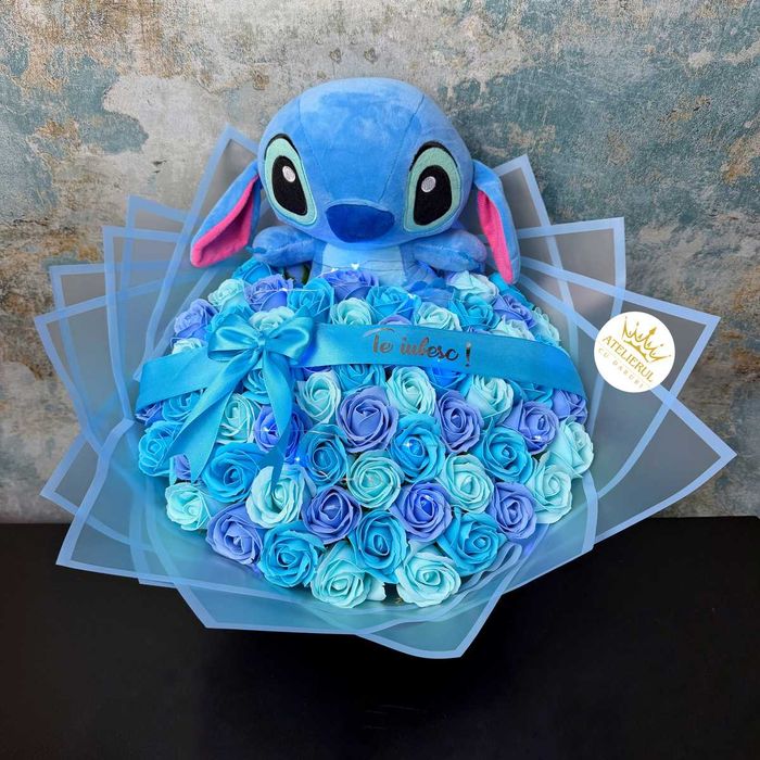 Buchete de trandafiri din sapun&Buchete cu Stitch