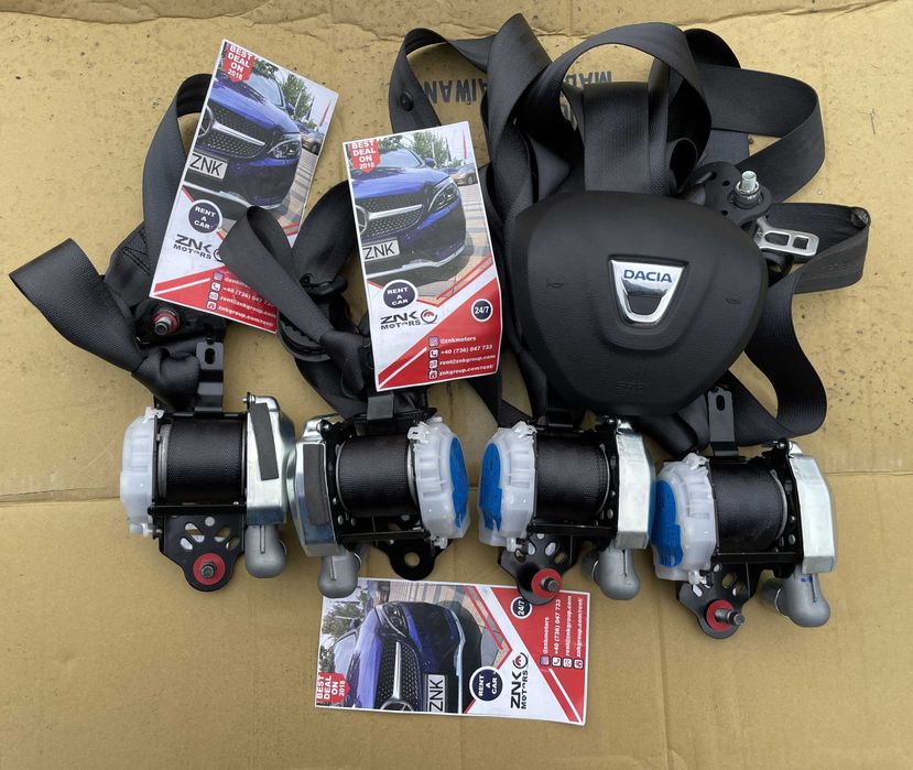 DACIA Spring kit airbag volan pasager - set centuri siguranta