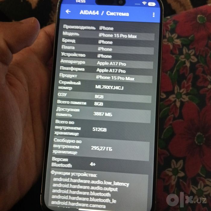 Iphone 15 pro max sotiladi (Dubai version)