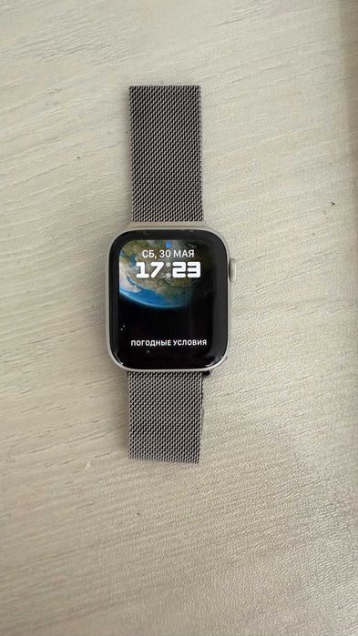 Часы Apple Watch 6 (44 mm, Silver, оригинальный)