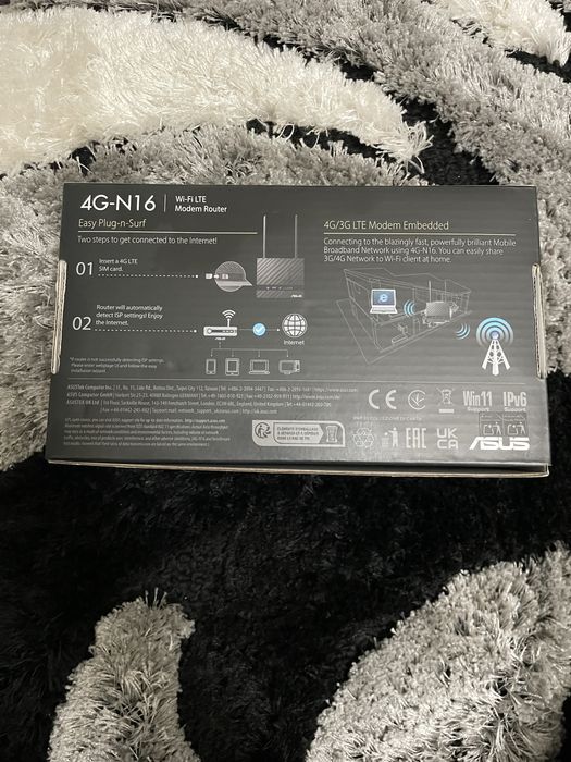 Wi Fi Asus Router Sim Support LTE 4G N16 Nou