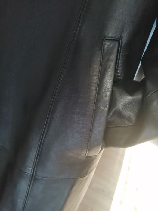 Продам кожаный плащ. 46 р-р