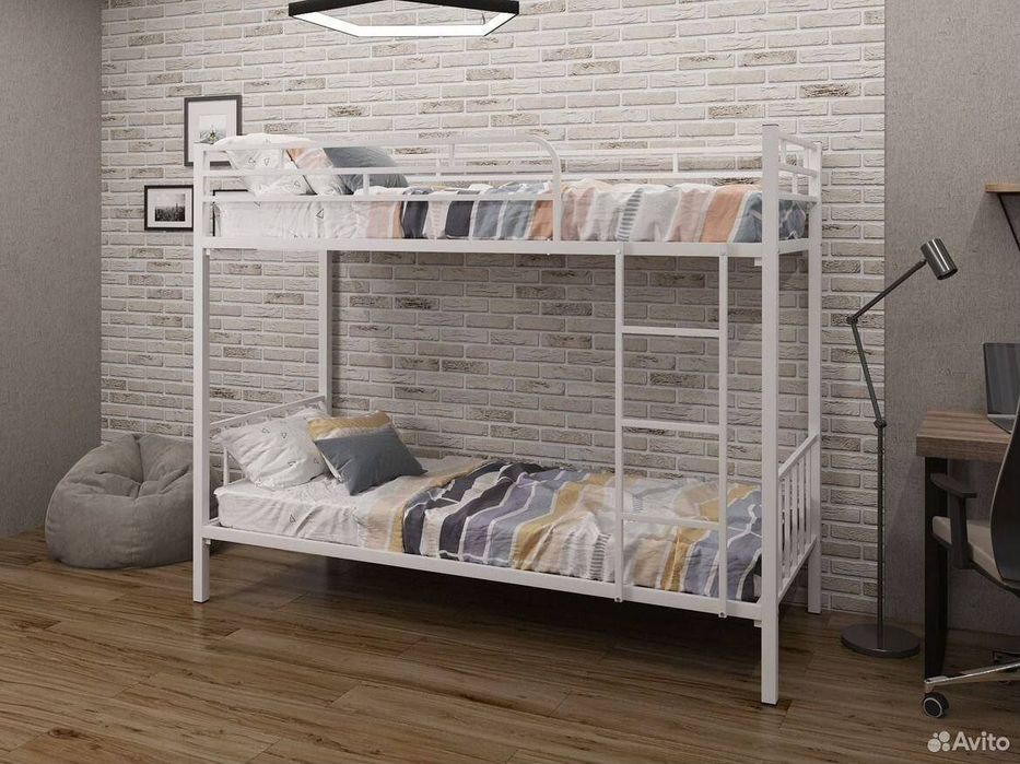 Двухъярусная кровать Loft krovat темир крават metal kalavat Лофт