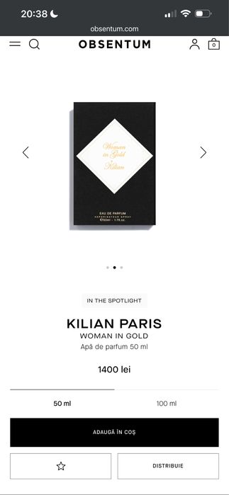 Woman in Gold by Kilian – parfum pentru femei