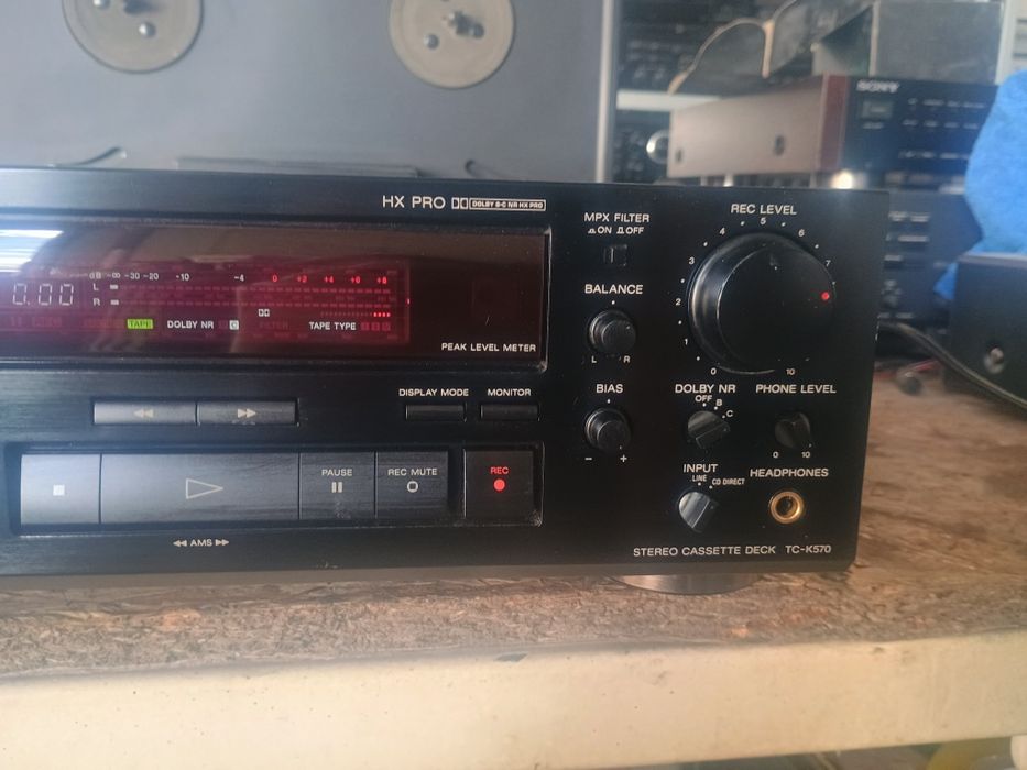 Deck 3 capete sony tc k570