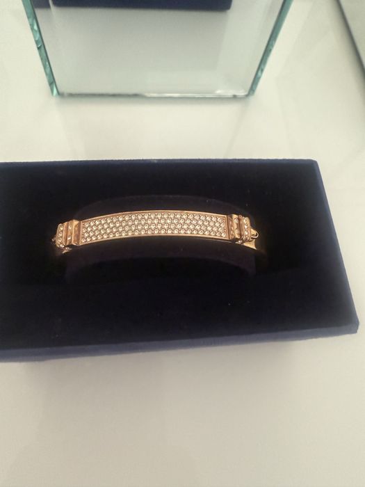 Гривна Swarovski розово злато