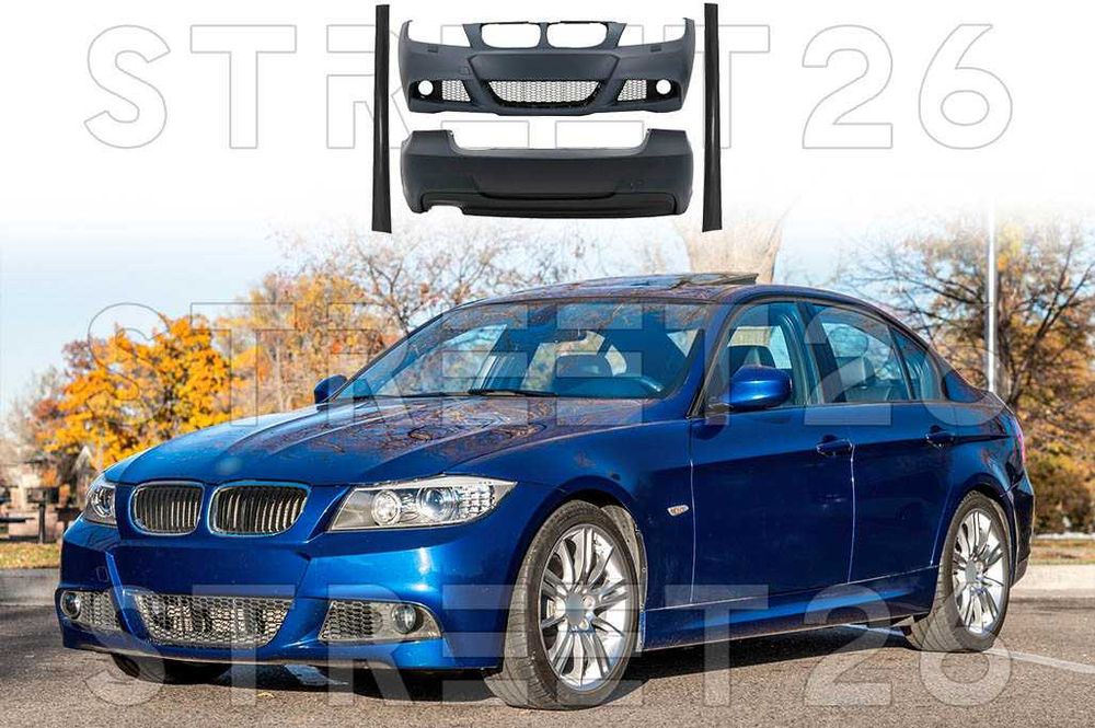 Pachet Exterior BMW Seria 3 E90 LCI Sedan (08-11) M-Technik Design V2