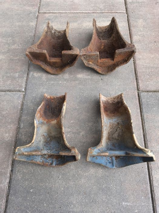 Ansamblu 4 picioare vană/cadă veche fontă