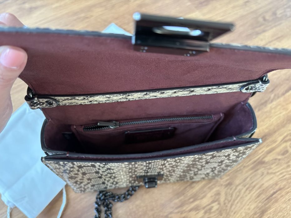 Дамски чанти естествена кожа Coach, Musette