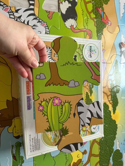 3 Puzzle gigantic copii 3+ ani