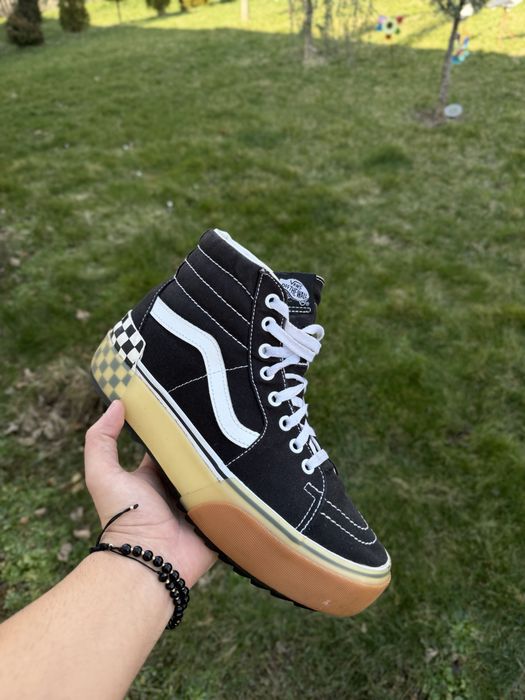 Vans SK8-Hi Stacked Black