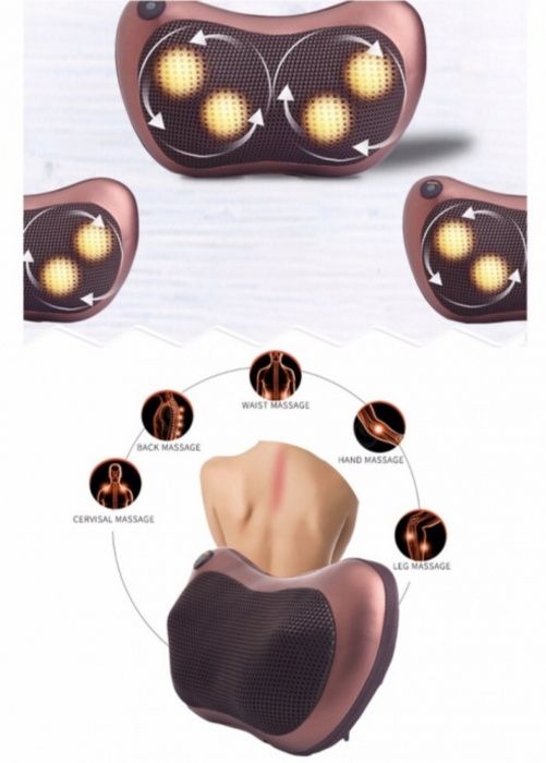 Доставка!Mассaжер шеи массажнaя подушкa Massaj yostiqchasi ms23