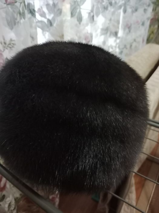 Шапка женская темно дымчатый