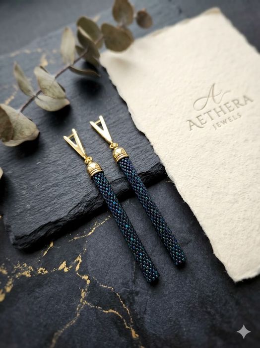 Серьги из бисера