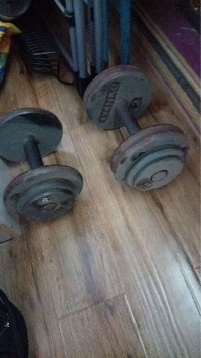 Штанги разных весов