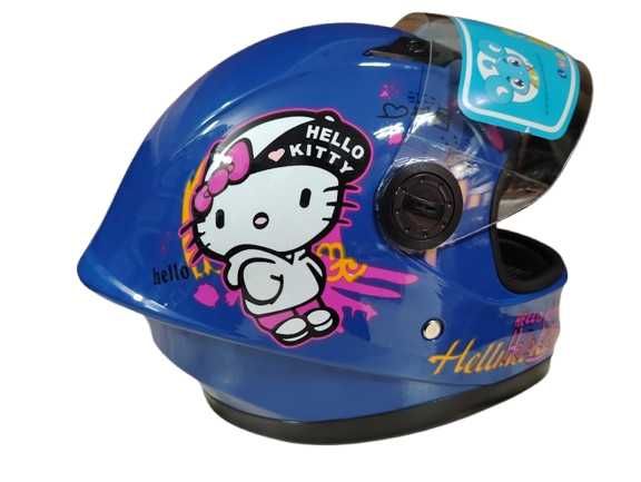 Детска каска Мотор/Мотопед/Вело/Скутер Hello Kitty два цвята