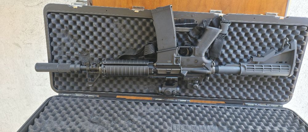 Pușcă T4E TM4 RIS M4A1 airsoft 7,5J co2