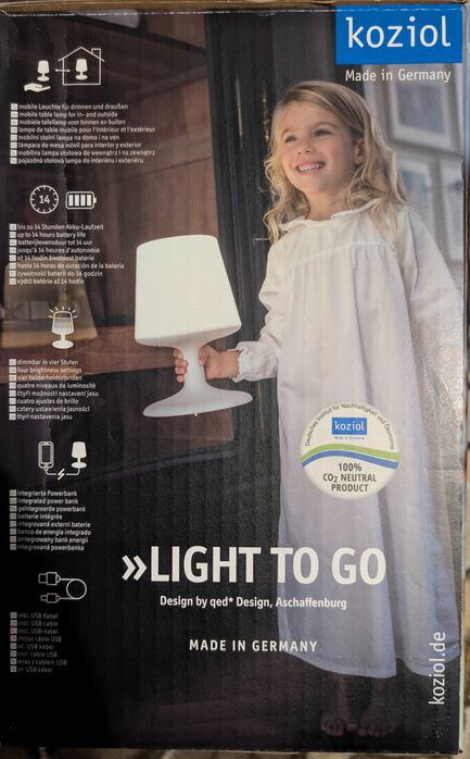 Lampa fara fir LIGHT TO GO, KOZIOL