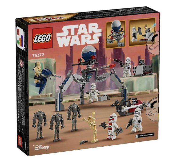 LEGO Star Wars Клонинг щурмовак и боен дроид – боен пакет 75372