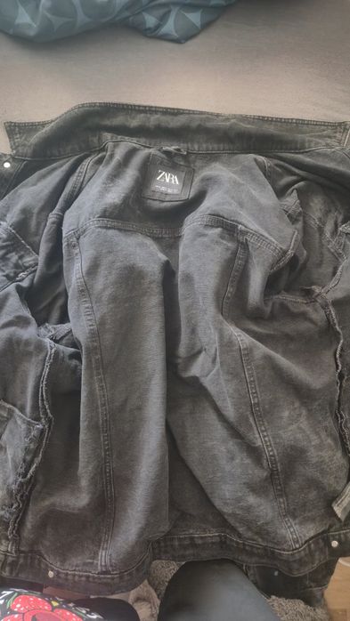 geaca denim ZARA XL