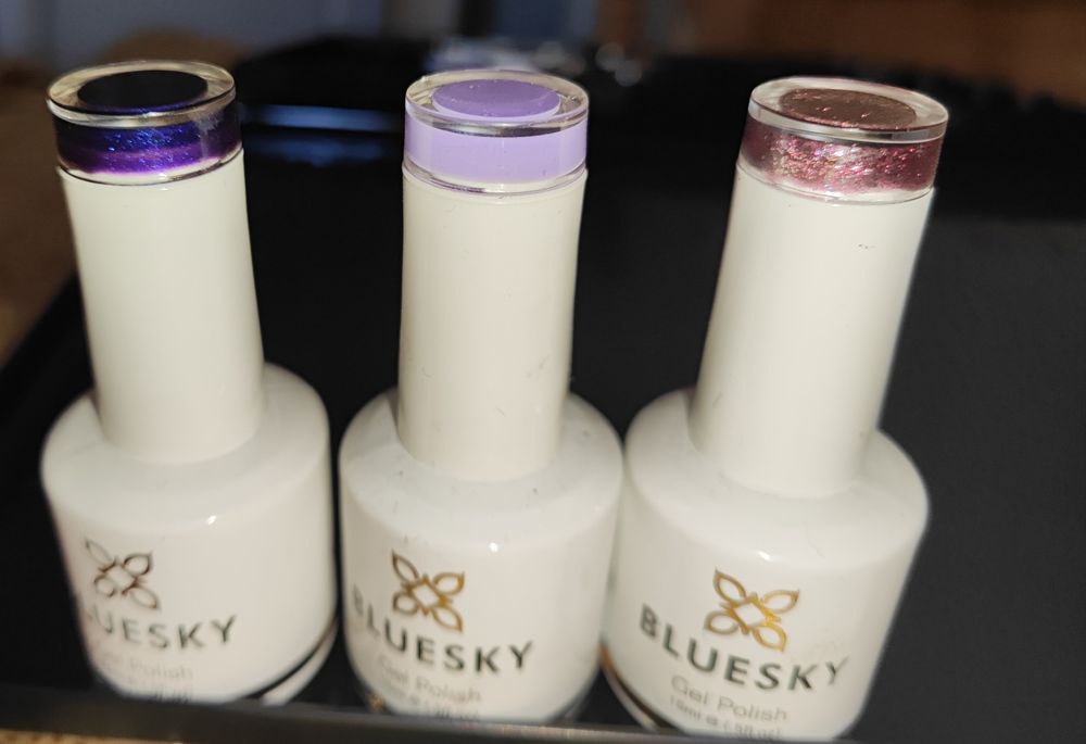 Разпродажба!Гел лакове Kodi, Bluesky, Mack's, Purple и консумативи