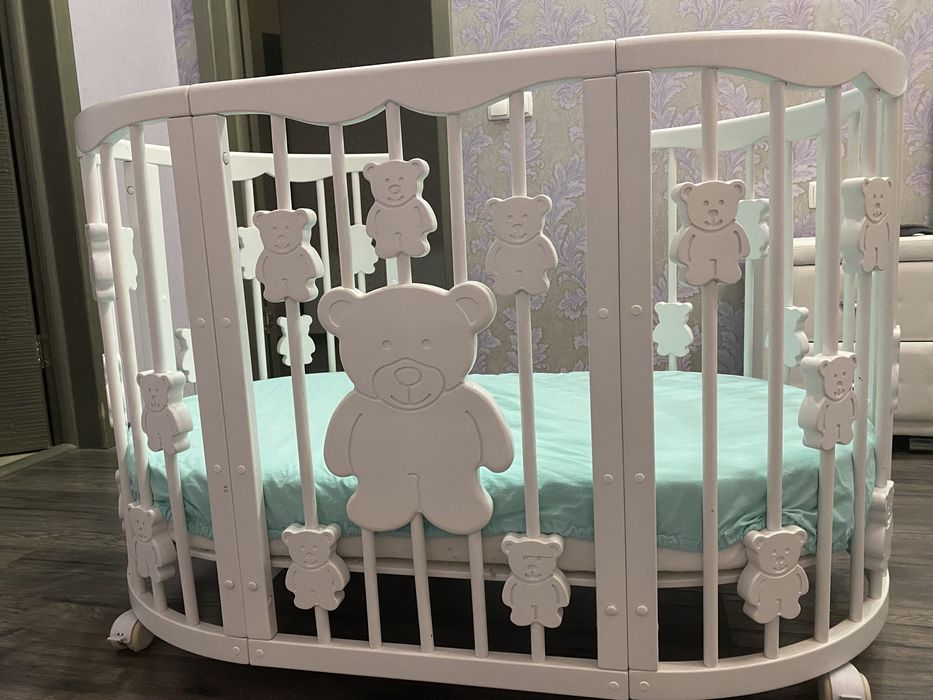 Кроватка 3в1 от 0 до 7 лет