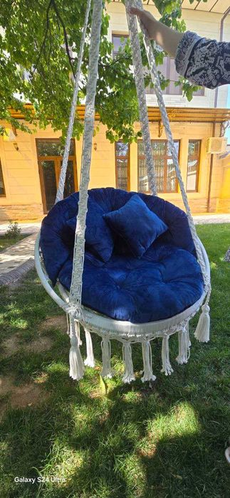 Гамак Качели макраме, Кул мехнати аргимчок Gamak,Argimchoq