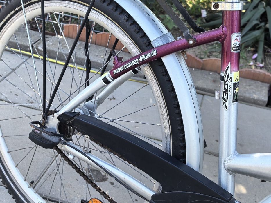 Bicicletă Copii / Damă Conway – Cadru Aluminiu, Schimbător în Butuc, Roți 26