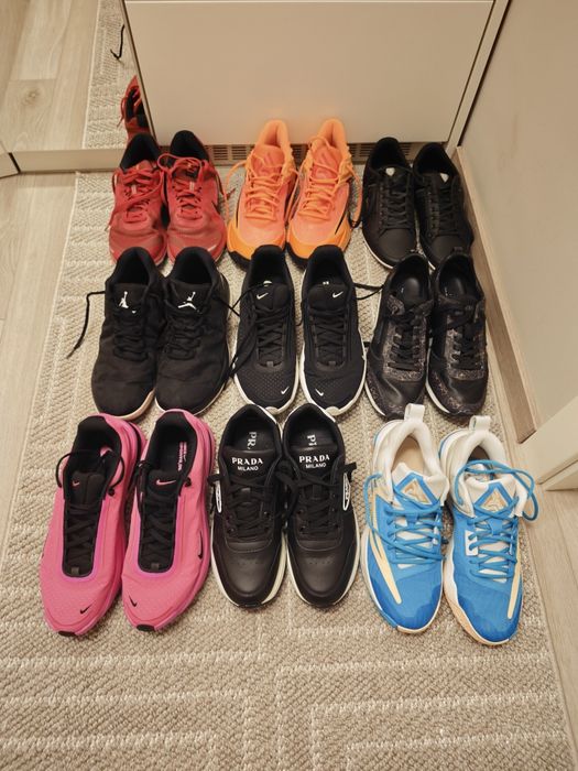 Разпродажба на обувки nike Lacoste jordan prada guess