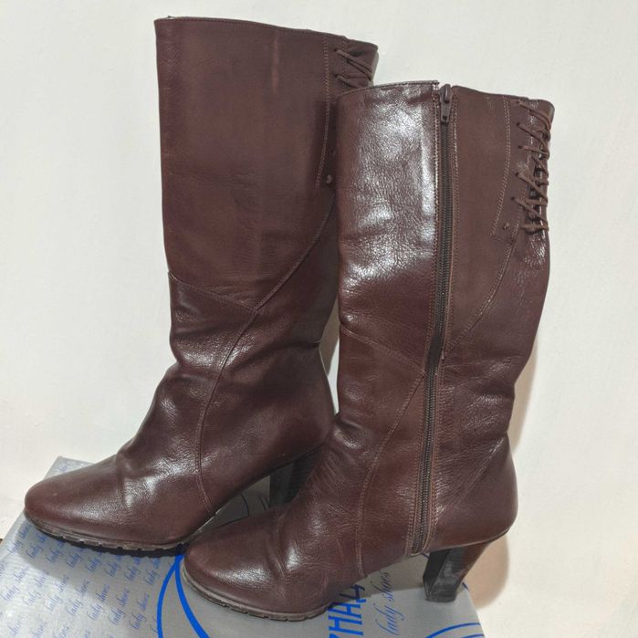 Ботуши Естествена Кожа, 35, 36