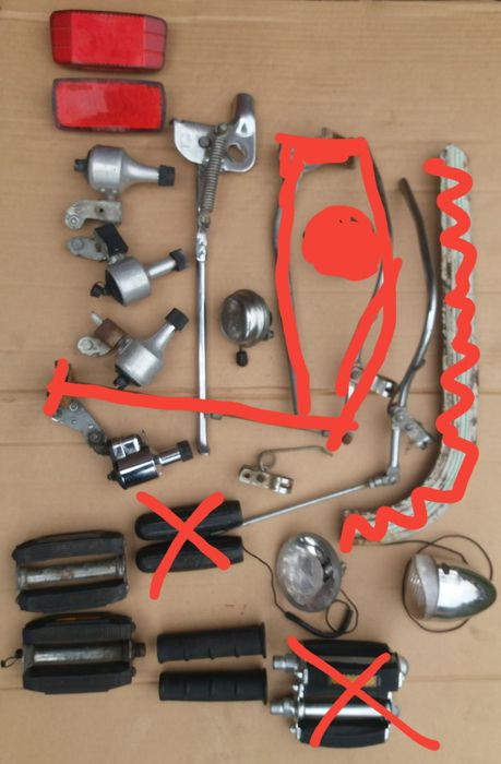 Piese bicicleta vintage Tohan,Pegas,Ucraina