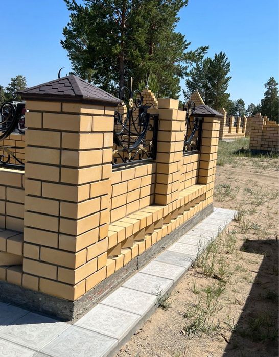 Колпак на забор столб под черепицу