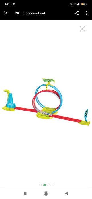 Hot Wheels писта neon