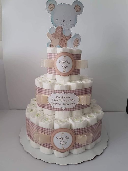 Торта от памперси