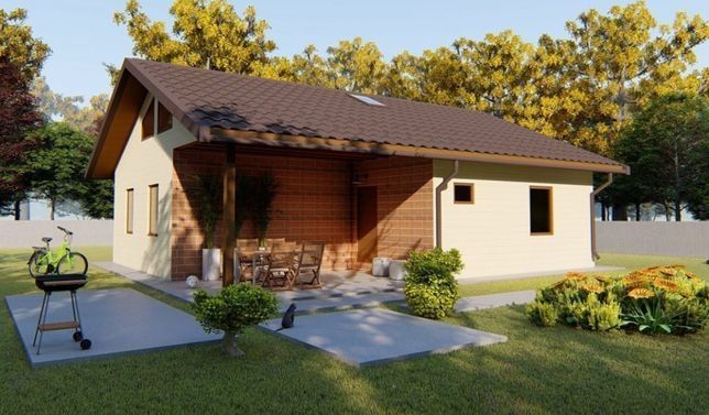 Vand containere stil casute din panouri sandwich 7*6.5m