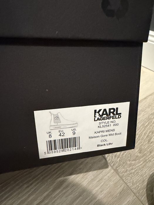 Ghete barbati Karl Lagerfeld, marime 42, stare impecabila