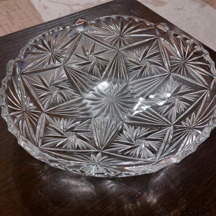 Хрустальная ваза для фруктов